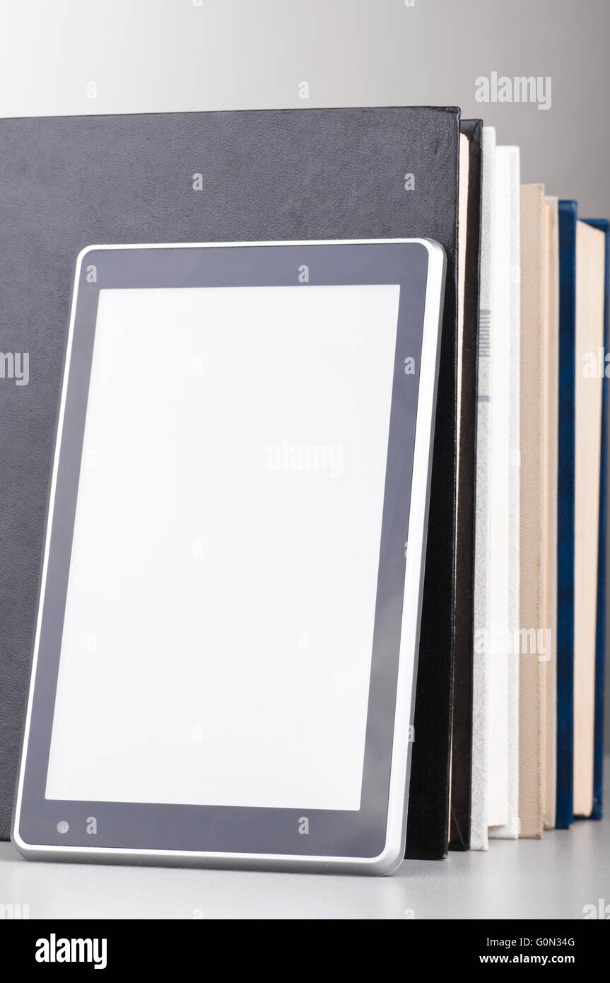 books and pad Stock Photo - Alamy