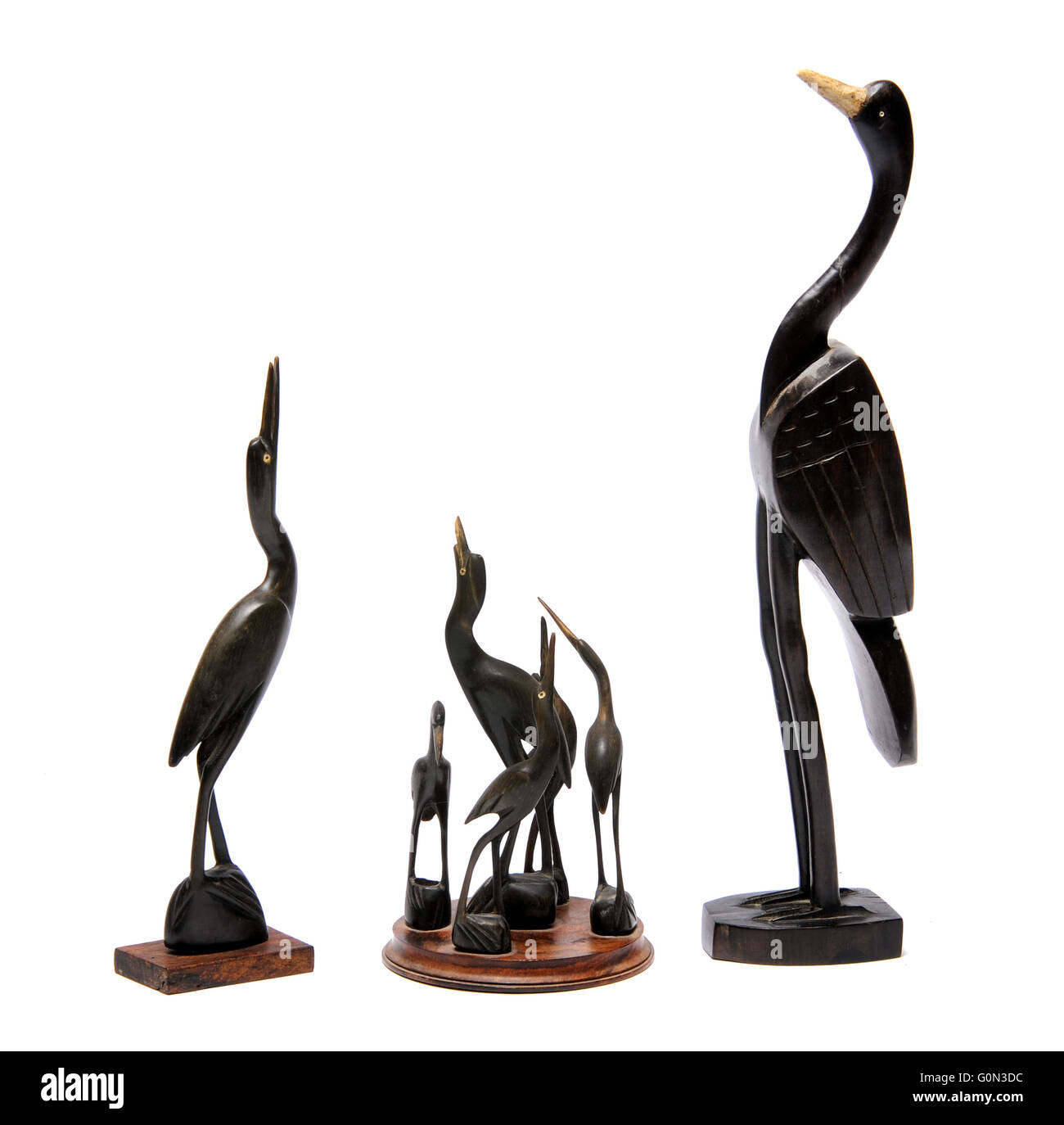 African wooden art statues hi-res stock photography and images - Alamy