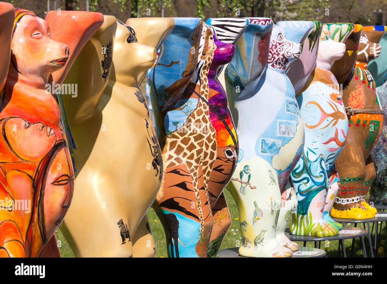 Buddy Bears in Berlin April 2016 Stock Photo Alamy