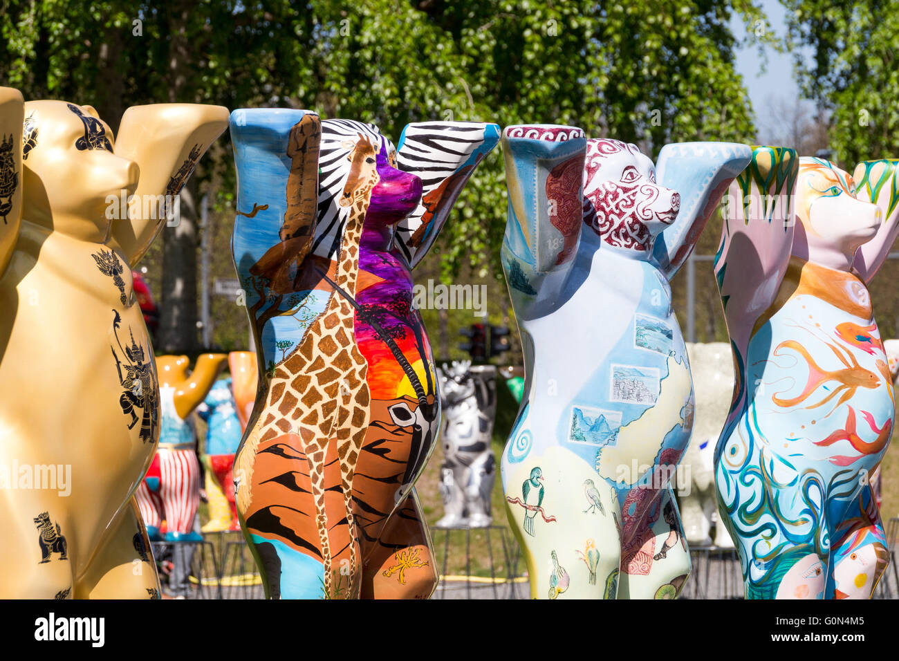 Buddy Bears in Berlin April 2016 Stock Photo Alamy