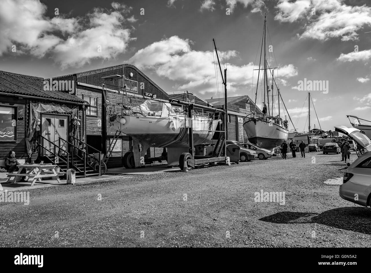 Old Ferry Boats Black and White Stock Photos & Images - Alamy