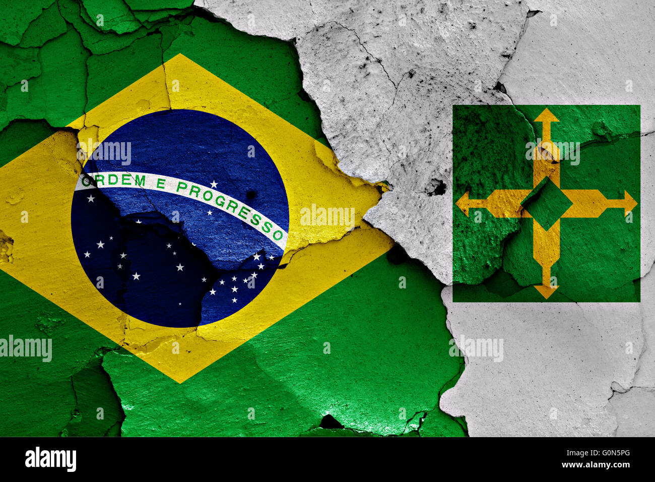 Flag of brasilia brazil hi-res stock photography and images - Alamy