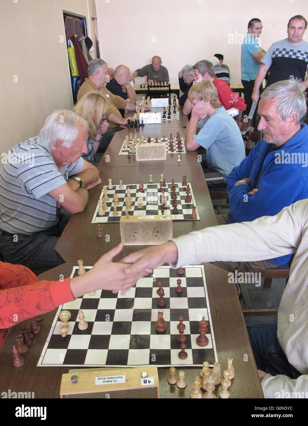 Chess players tournament hi-res stock photography and images - Alamy