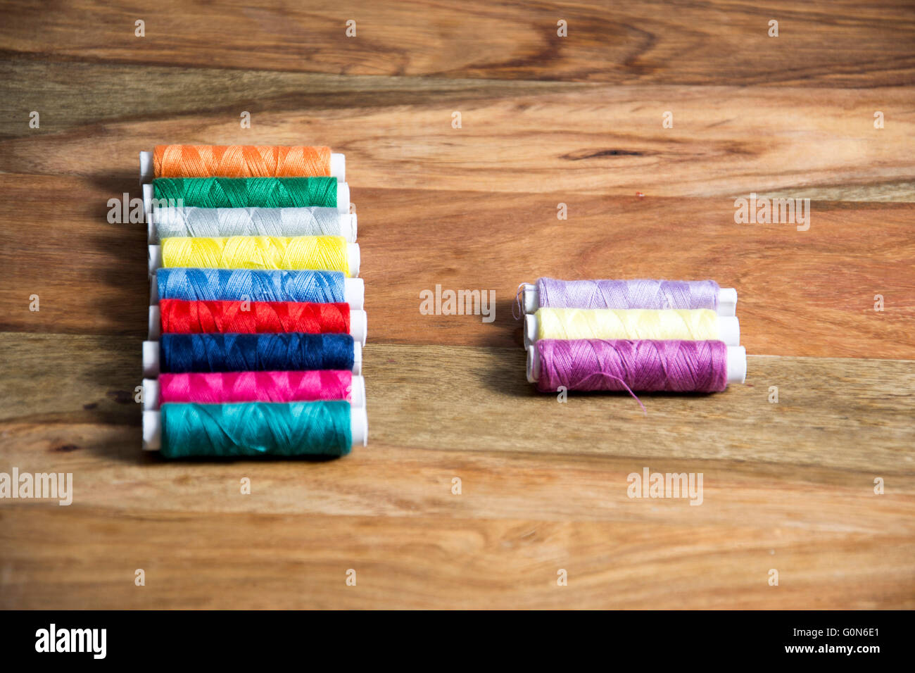 colorful sewing thread Stock Photo - Alamy