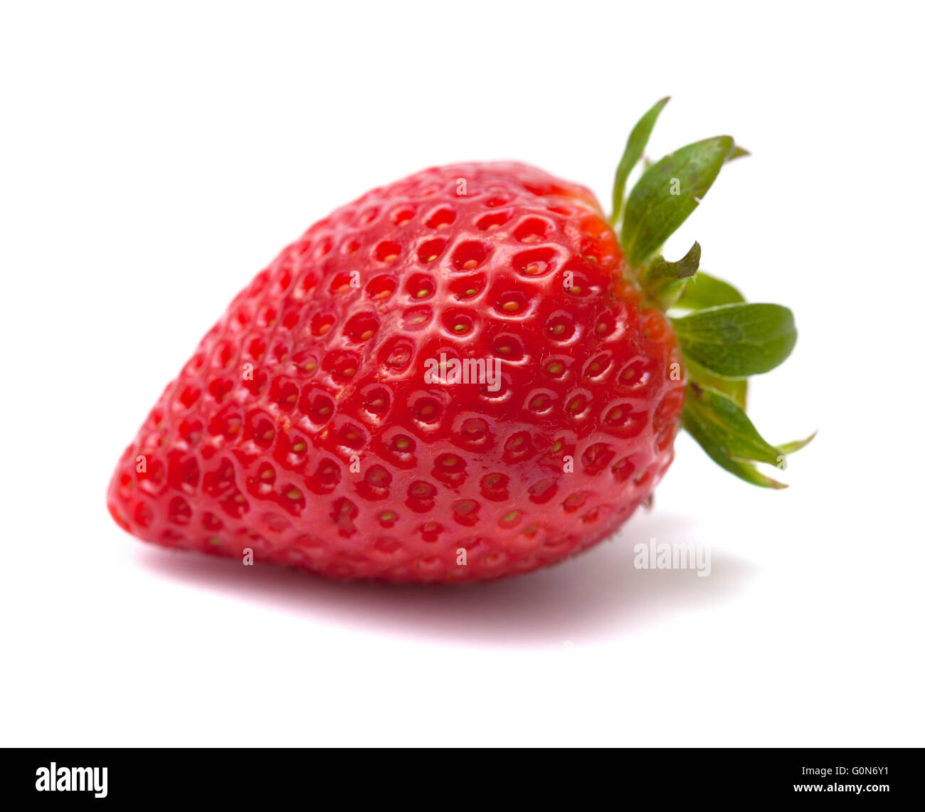 fresh ripe strawberries isolated on white background Stock Photo - Alamy