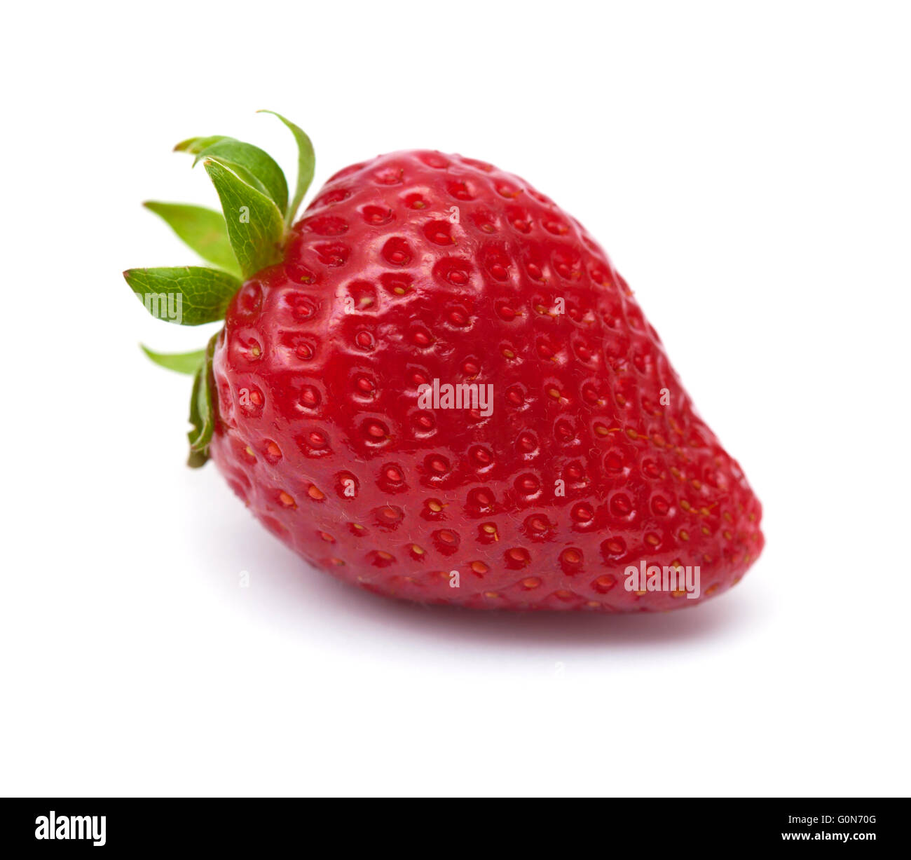 fresh ripe strawberries isolated on white background Stock Photo - Alamy