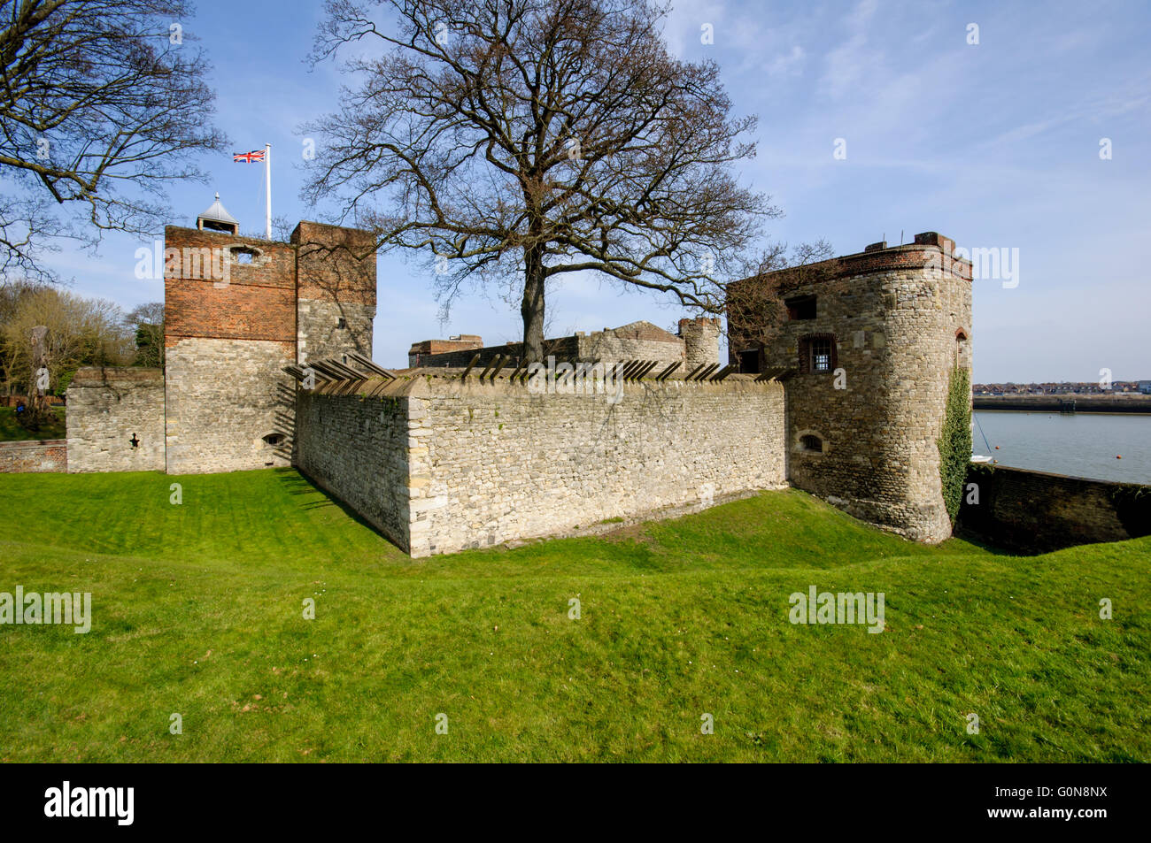 Upnor Castle on the River Medway. Stock Photo