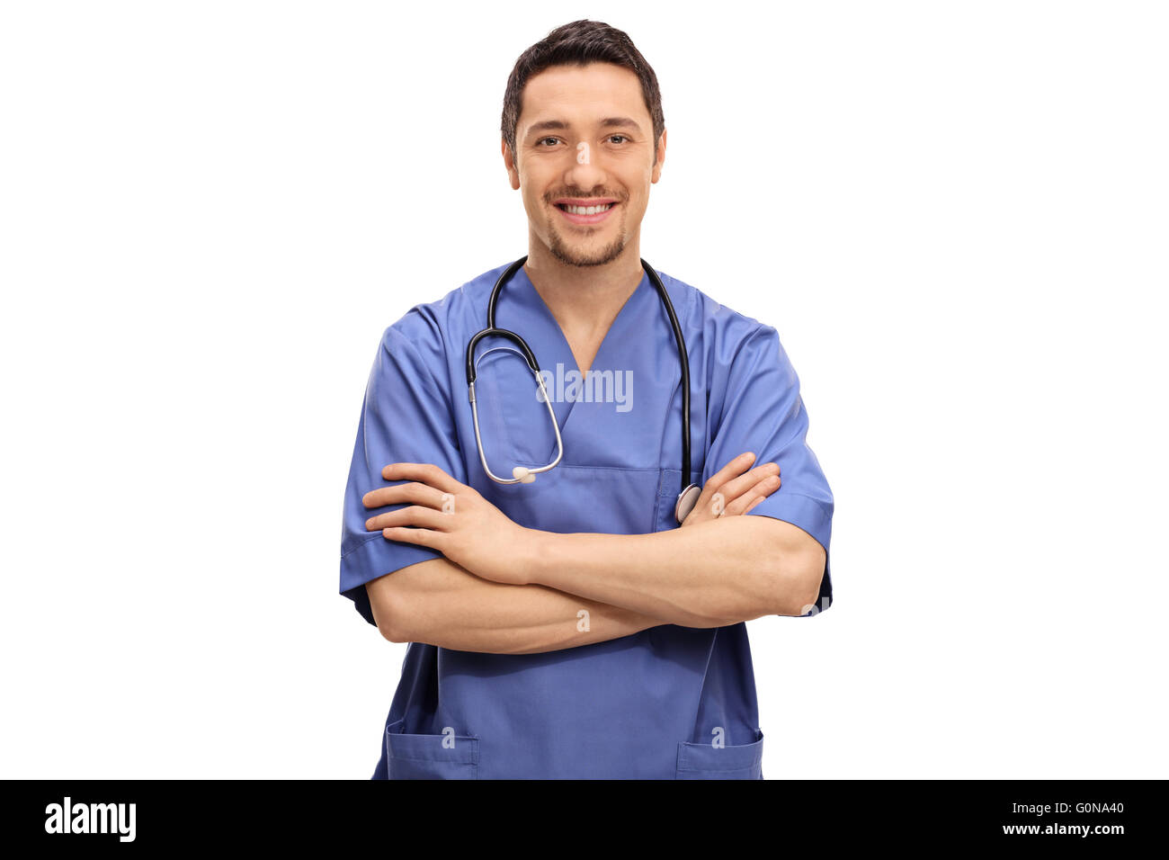 Blue uniform hi-res stock photography and images - Alamy