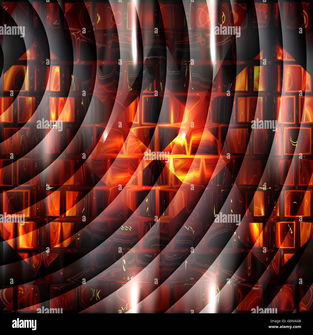 abstract black and red square background Stock Photo - Alamy