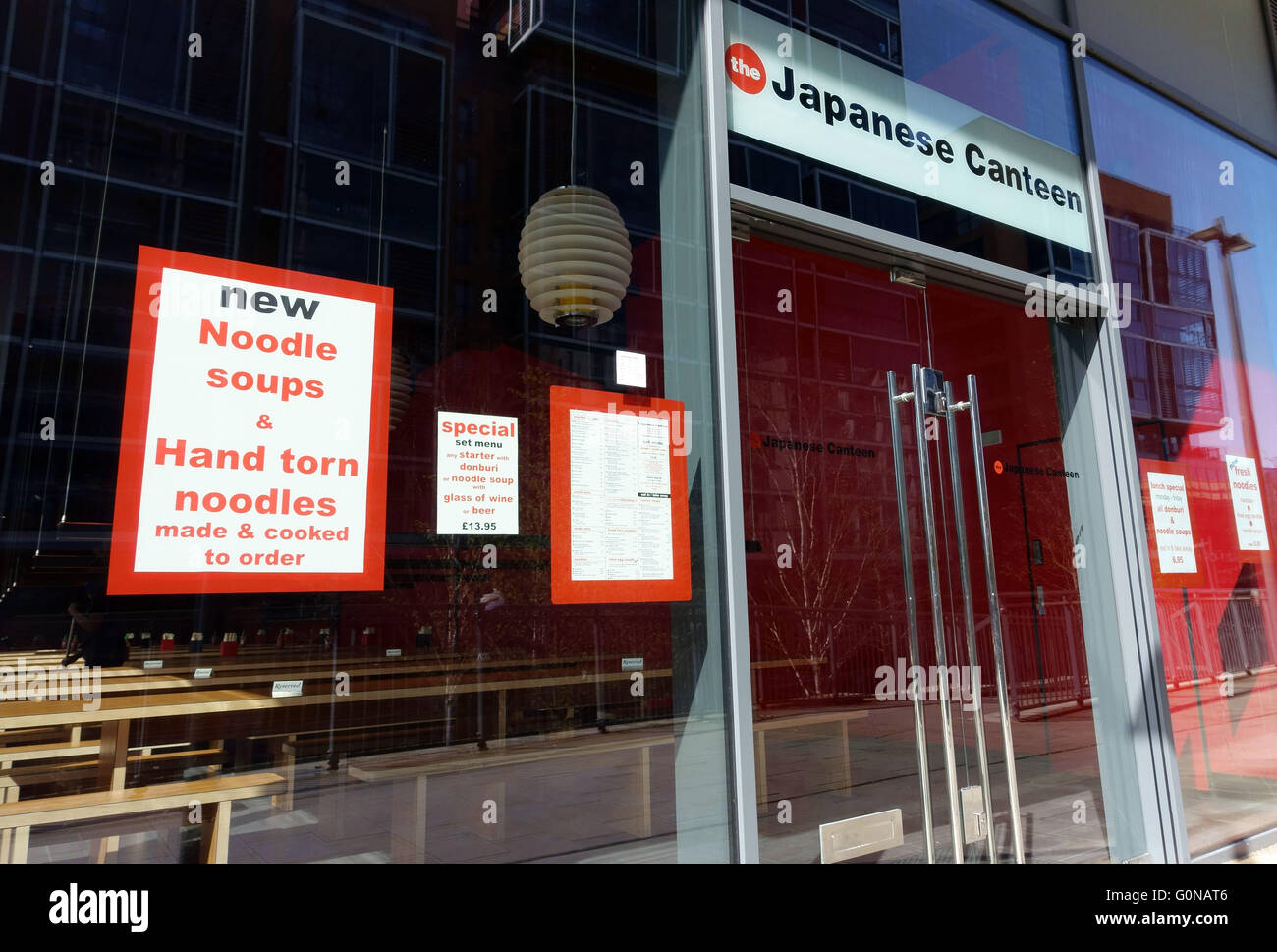 Gentrification in Dalston, East London new Japanese Canteen