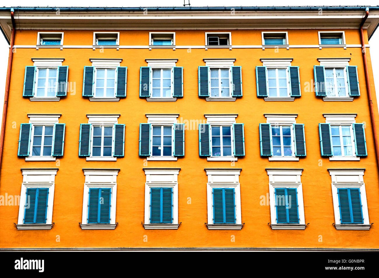Salzburg, House at Waagplatz in italian style; Haus am Waagplatz in italienischem Stil Stock Photo