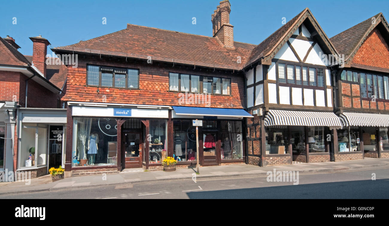 Haslemere, Shops, Surrey, England Stock Photo Alamy