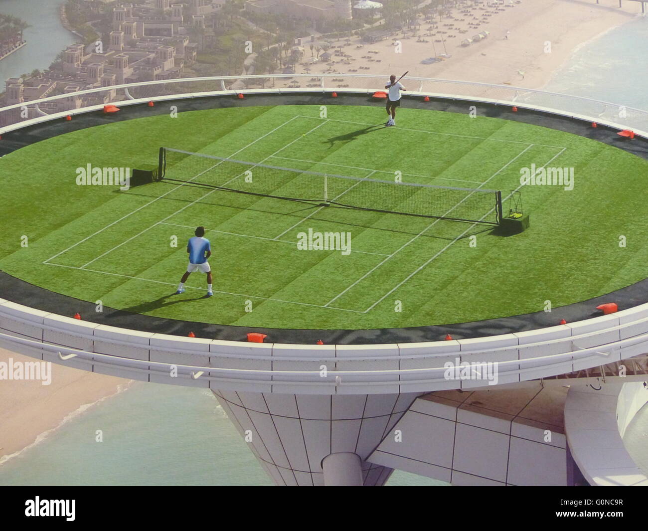 Dubai Skyscraper Tennis Court Dubai Skyscraper Tennis Court