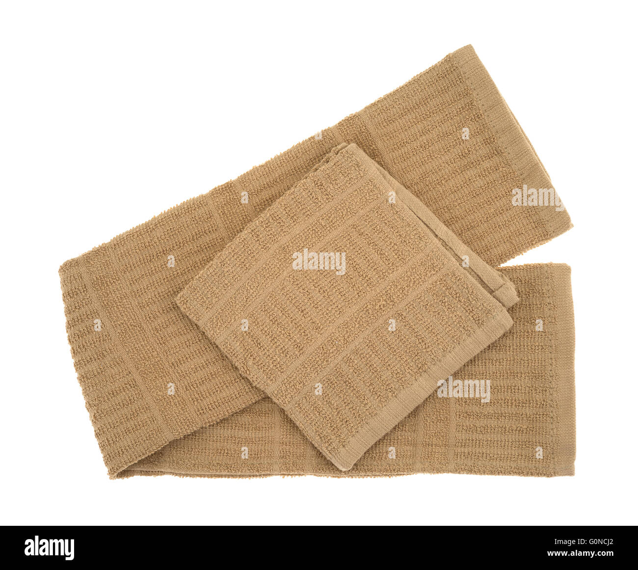 https://c8.alamy.com/comp/G0NCJ2/top-view-of-a-kitchen-dish-cloth-plus-a-towel-isolated-on-a-white-G0NCJ2.jpg