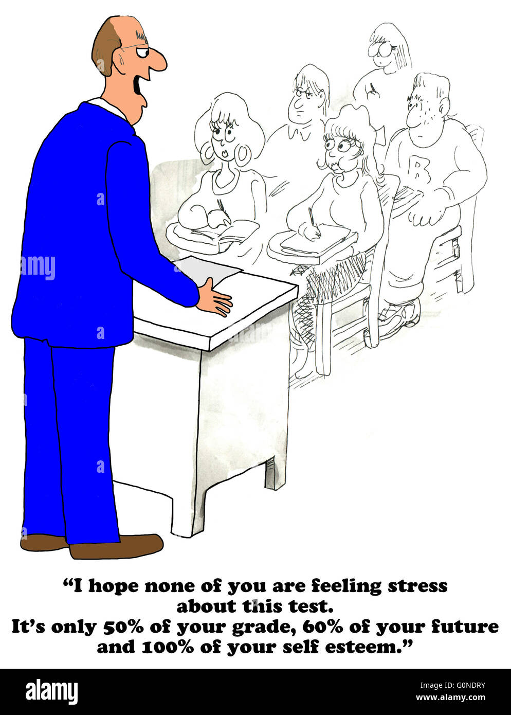 cartoons about stress