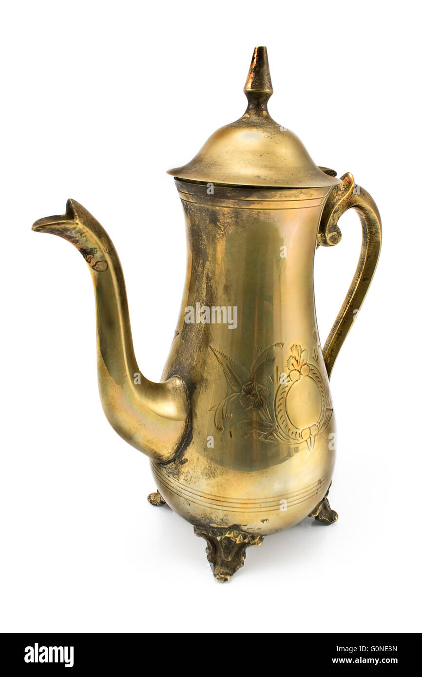 Antique pewter teapot hi-res stock photography and images - Alamy