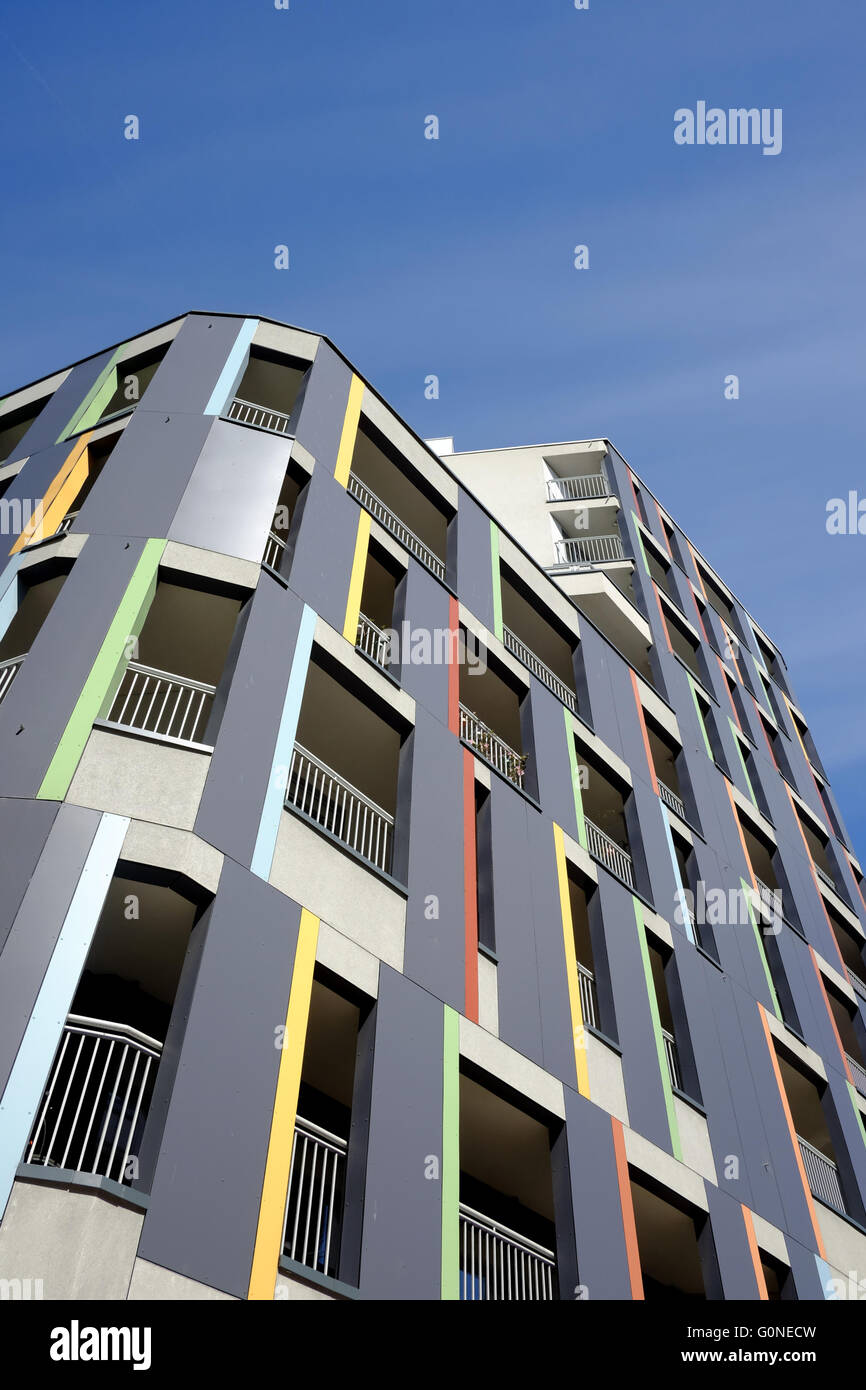 Eagle Point Luxury  Apartment Block in London Stock Photo