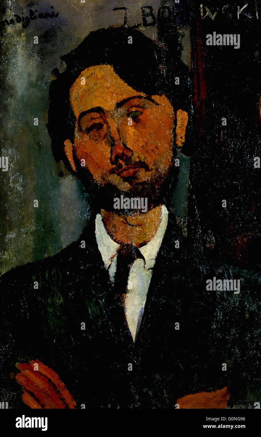 Amedeo Modigliani - Portrait of Léopold Zborowski Stock Photo
