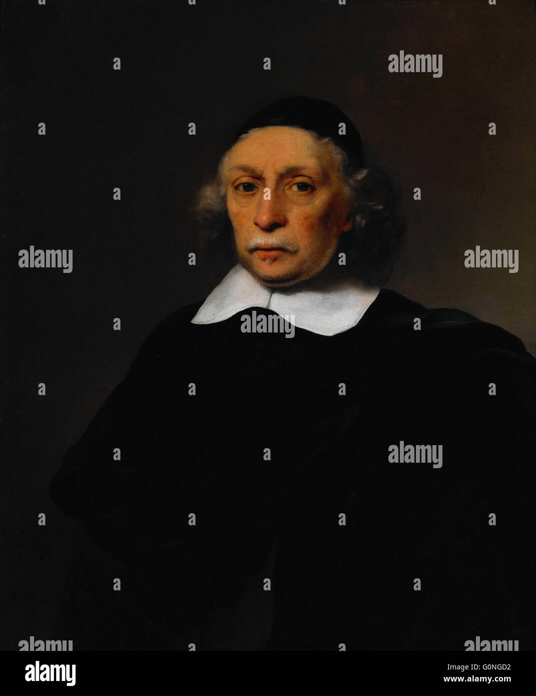 Bol, Ferdinand - Portrait of a Scholar Stock Photo