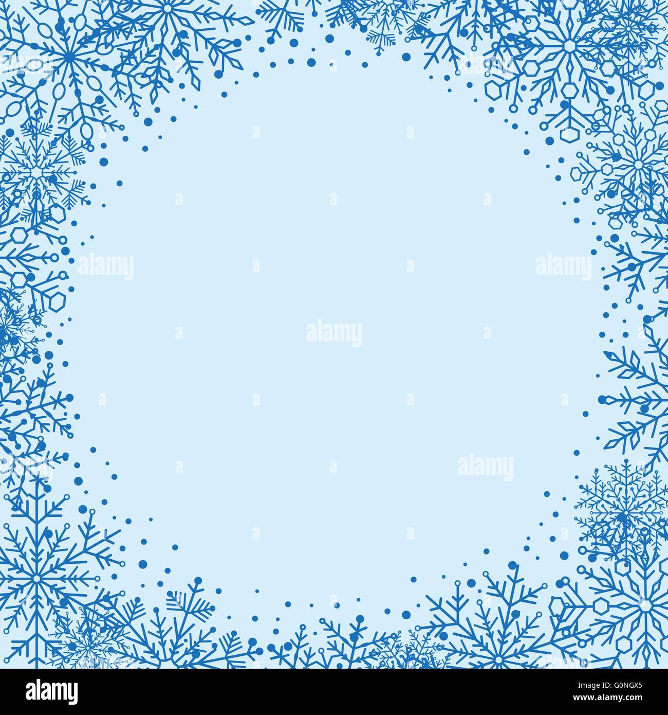 Winter Vector Greeting Card Stock Vector Image &amp; Art - Alamy