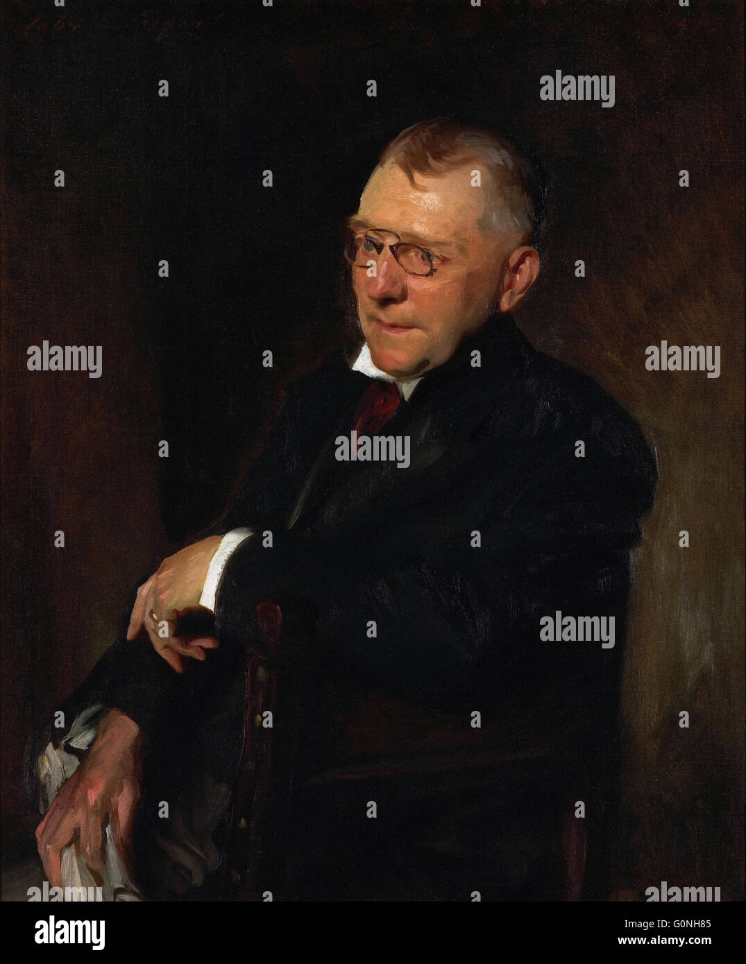 John Singer Sargent - Portrait of James Whitcomb Riley Stock Photo