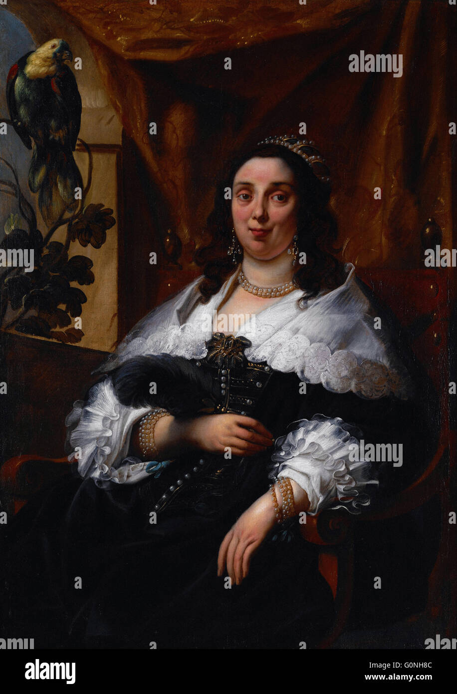 Jordaens, Jacob - Portrait of a Lady Stock Photo