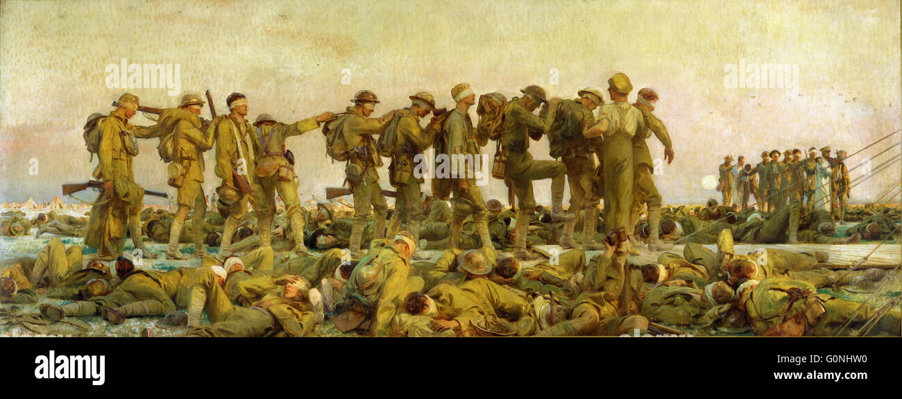 Sargent, John Singer (RA) - Gassed Stock Photo