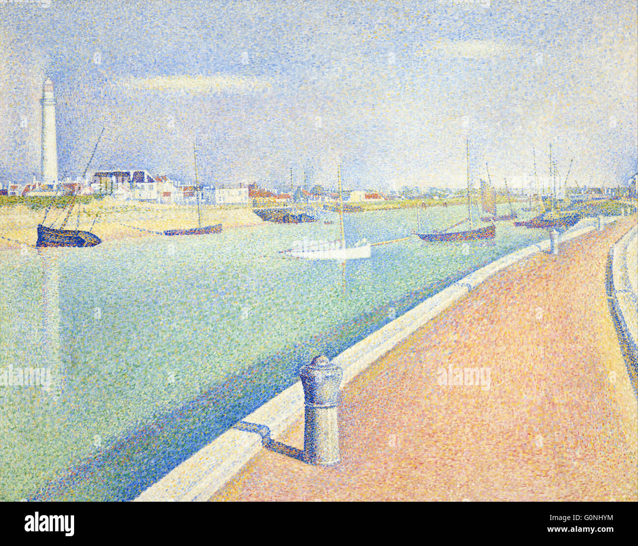 Seurat, Georges - The Channel of Gravelines, Petit Fort Philippe Stock Photo