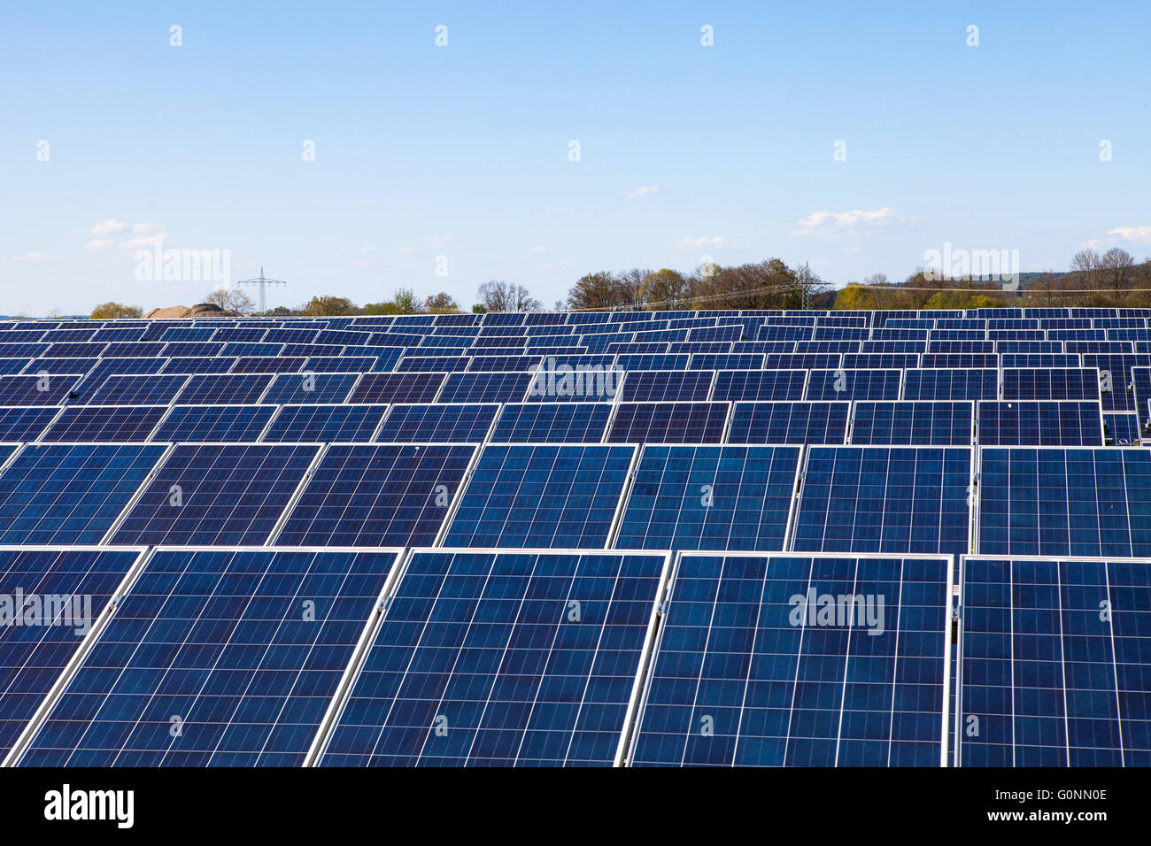 Solar Panals, Photovoltaic Stock Photo