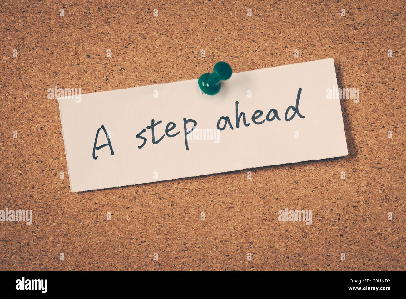 A step ahead Stock Photo Alamy