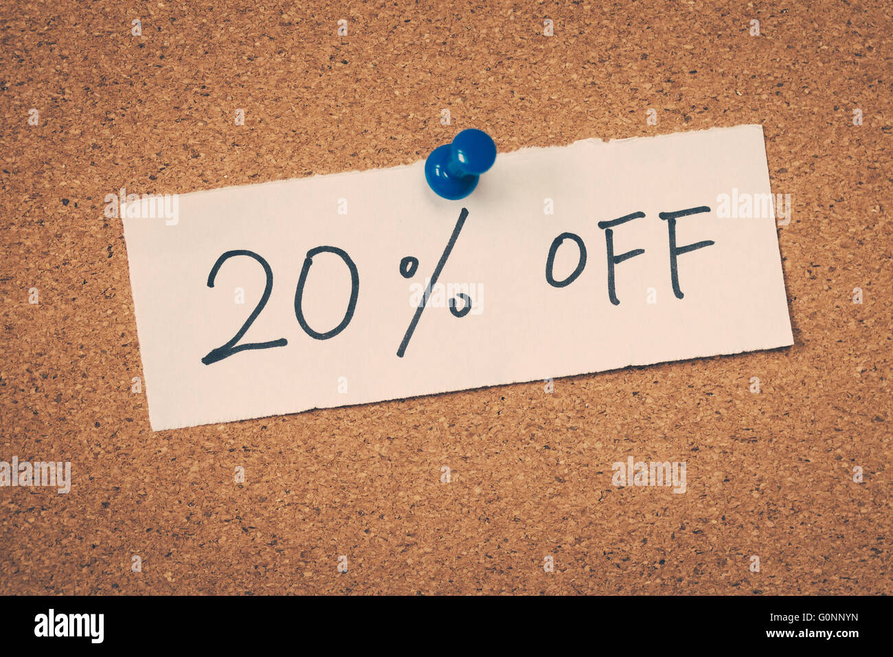 20 percent off sale sign hi-res stock photography and images - Alamy
