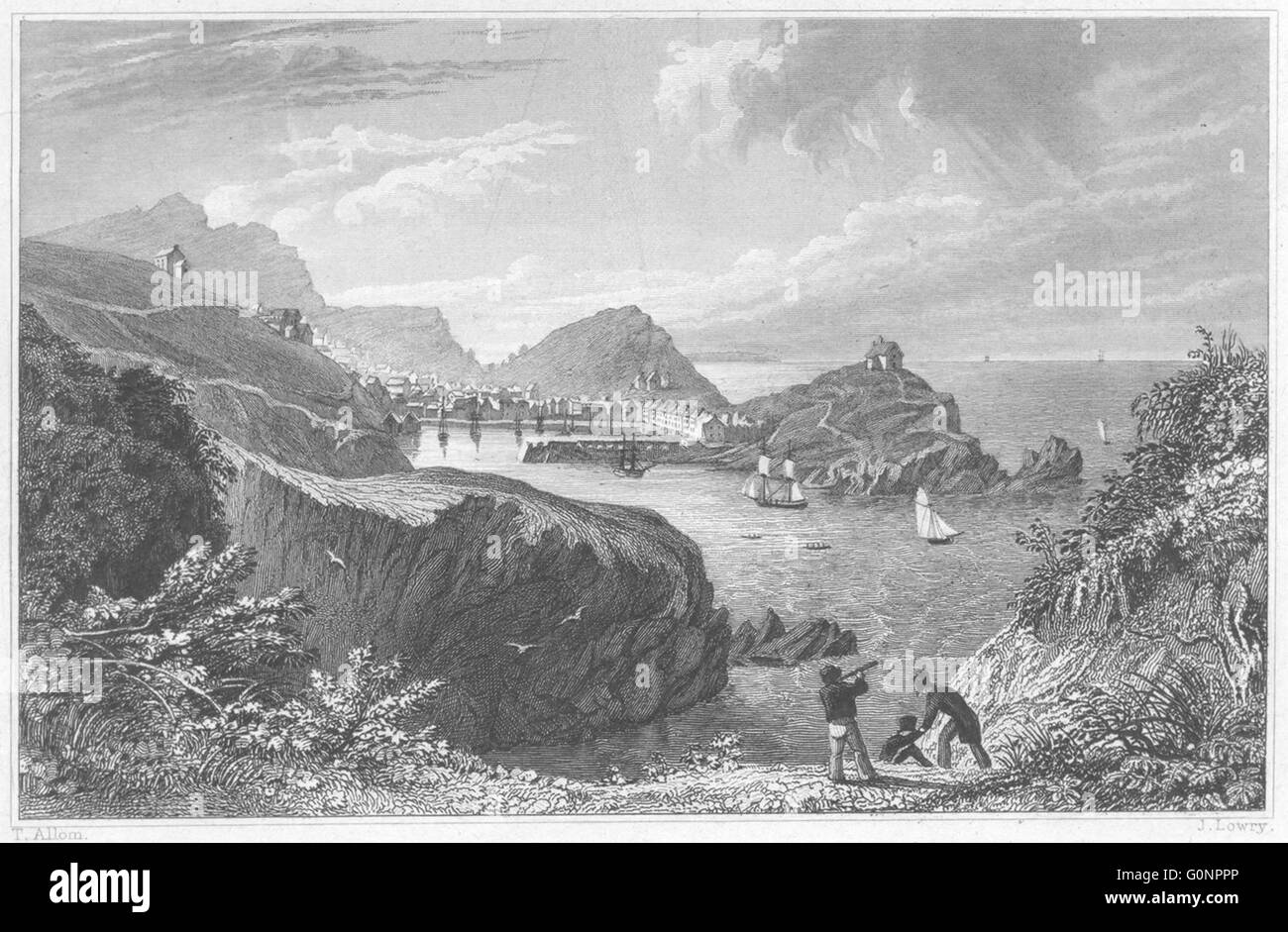 town Black and White Stock Photos & Images Alamy