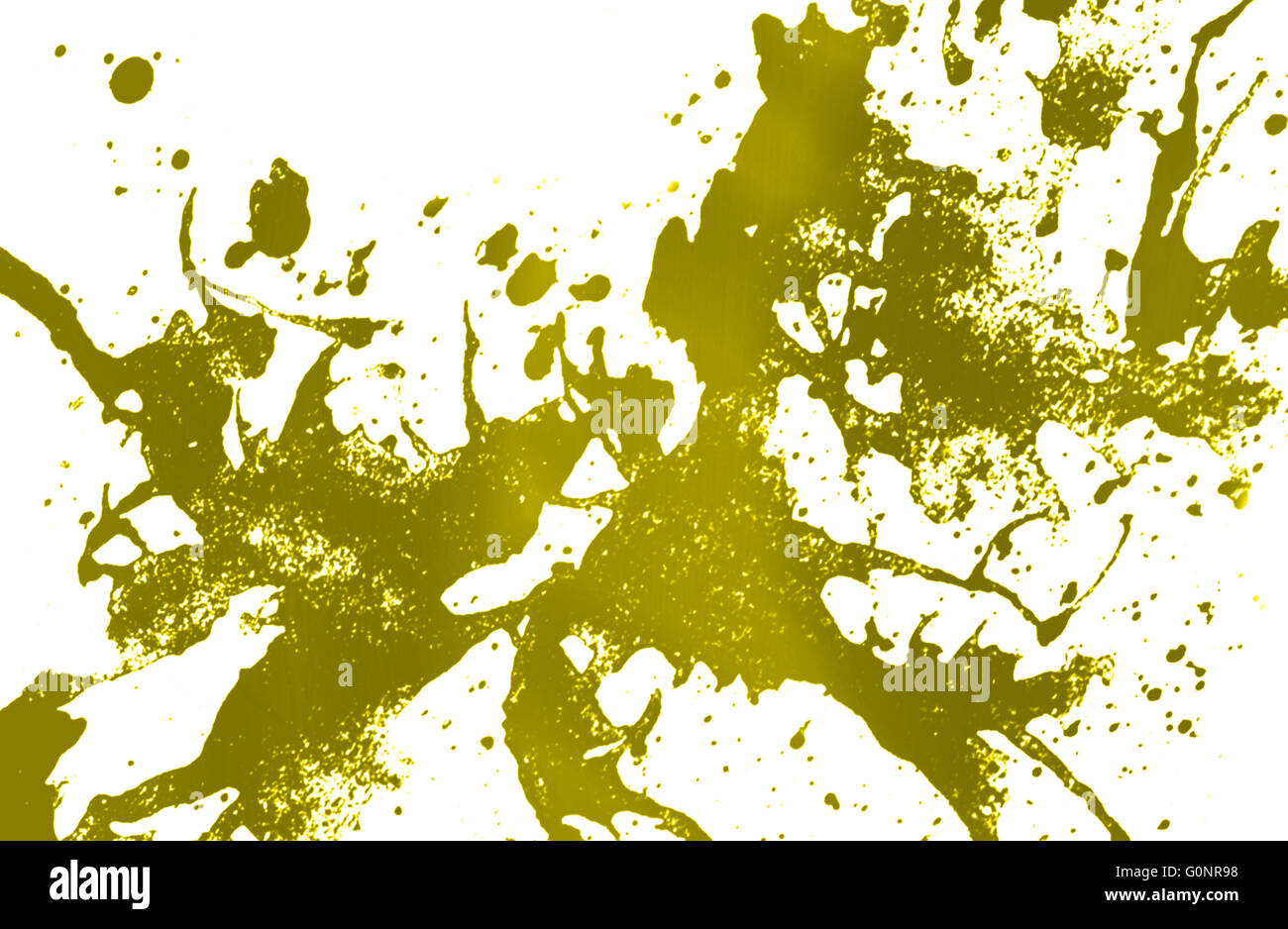 abstract yellow color background   with spash water color Stock Photo