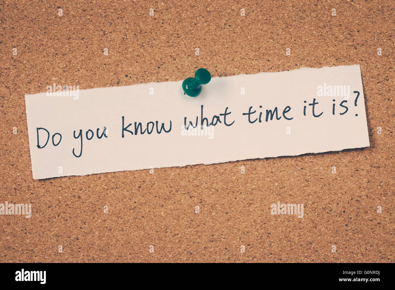 Do you know what time it is stock photo alamy