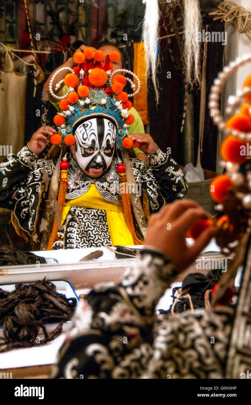 Peking Opera Actor. Beijing. China. Stock Photo