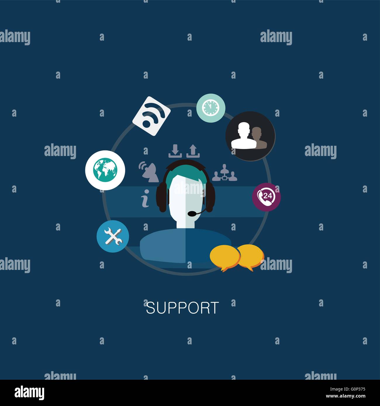 Visual center Stock Vector Images - Alamy