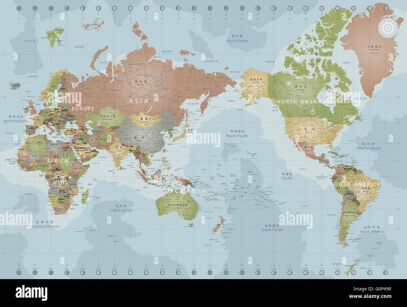 World map Stock Vector