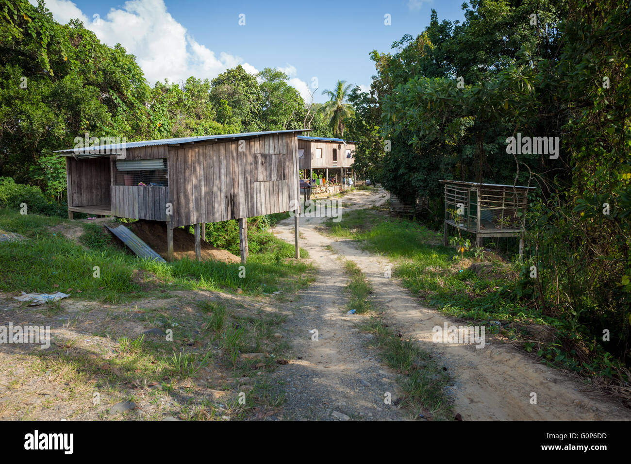 Typical stilt house in rural hires stock photography and images Alamy