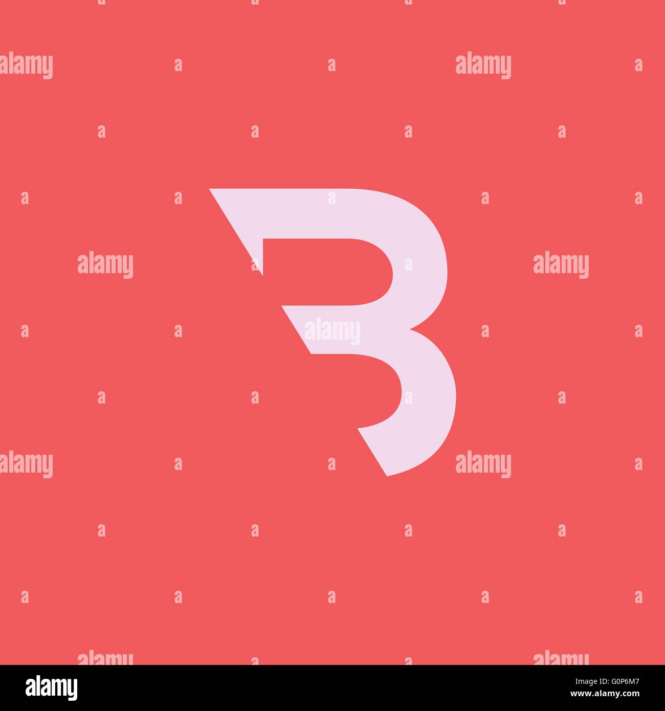 B Letter Logo, icon Template Vector Stock Vector Image & Art - Alamy
