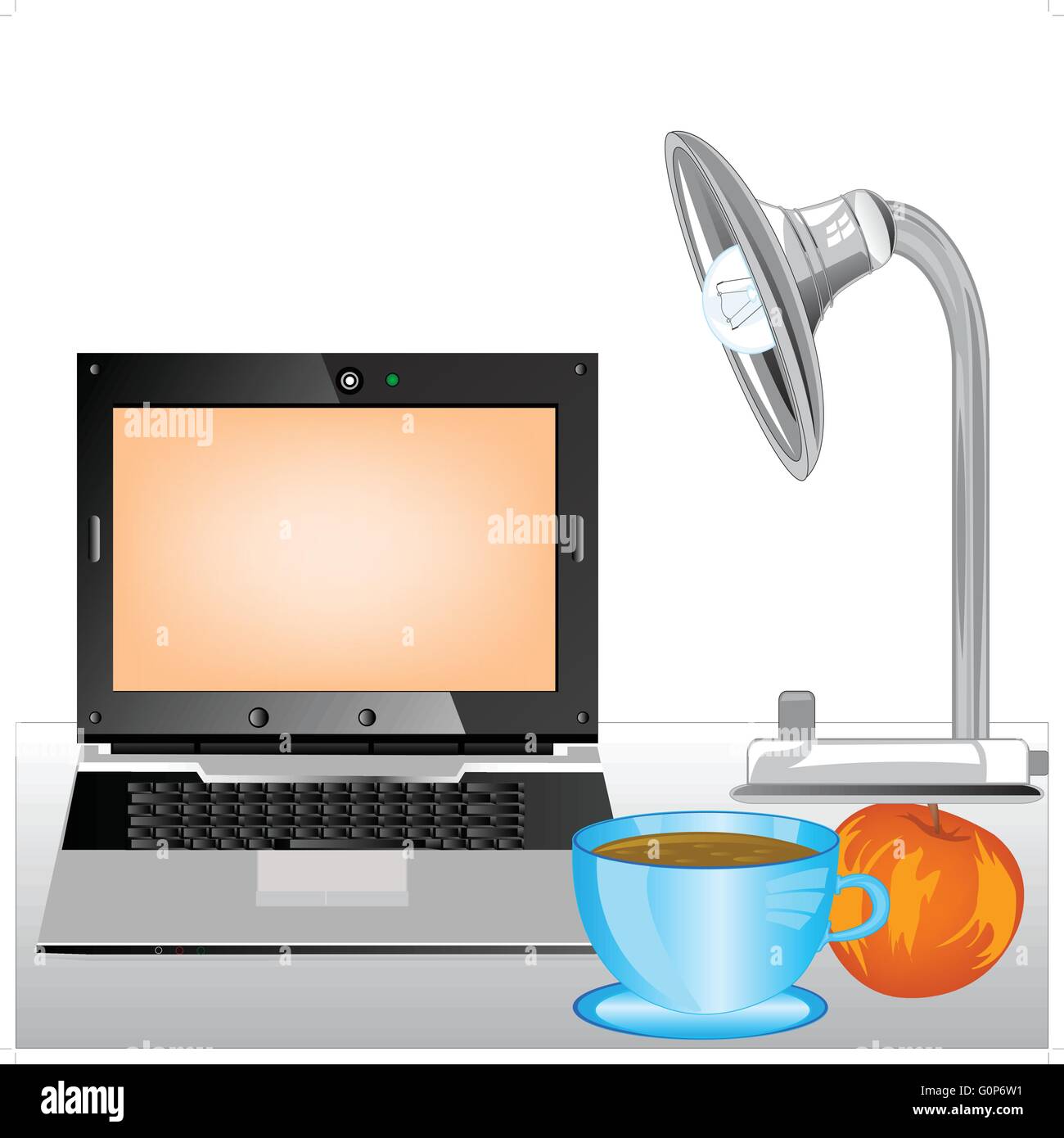 Work coffee cup Stock Vector Images - Alamy