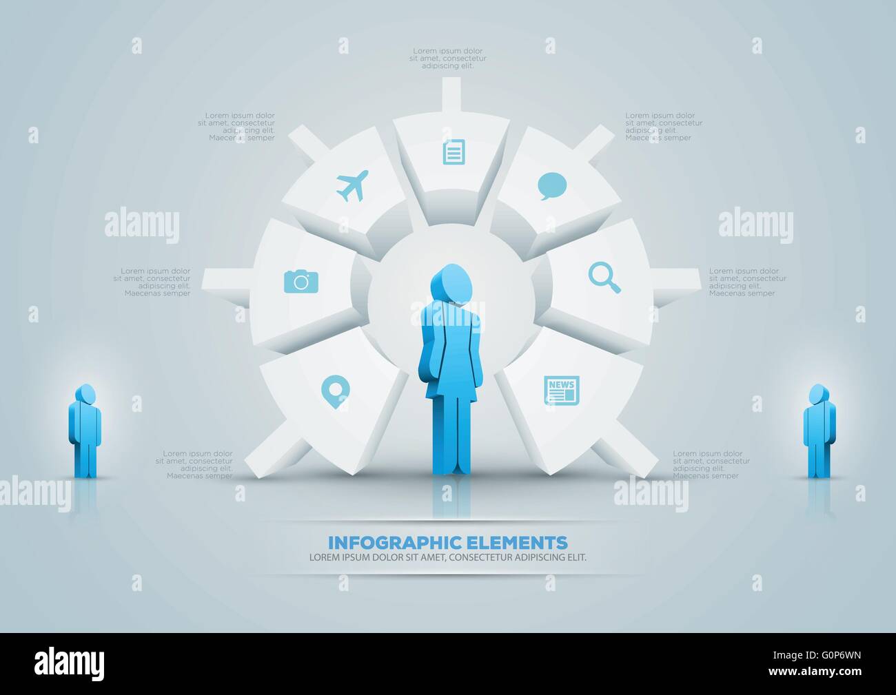 Vector pie chart infographic design template Stock Vector Image & Art ...