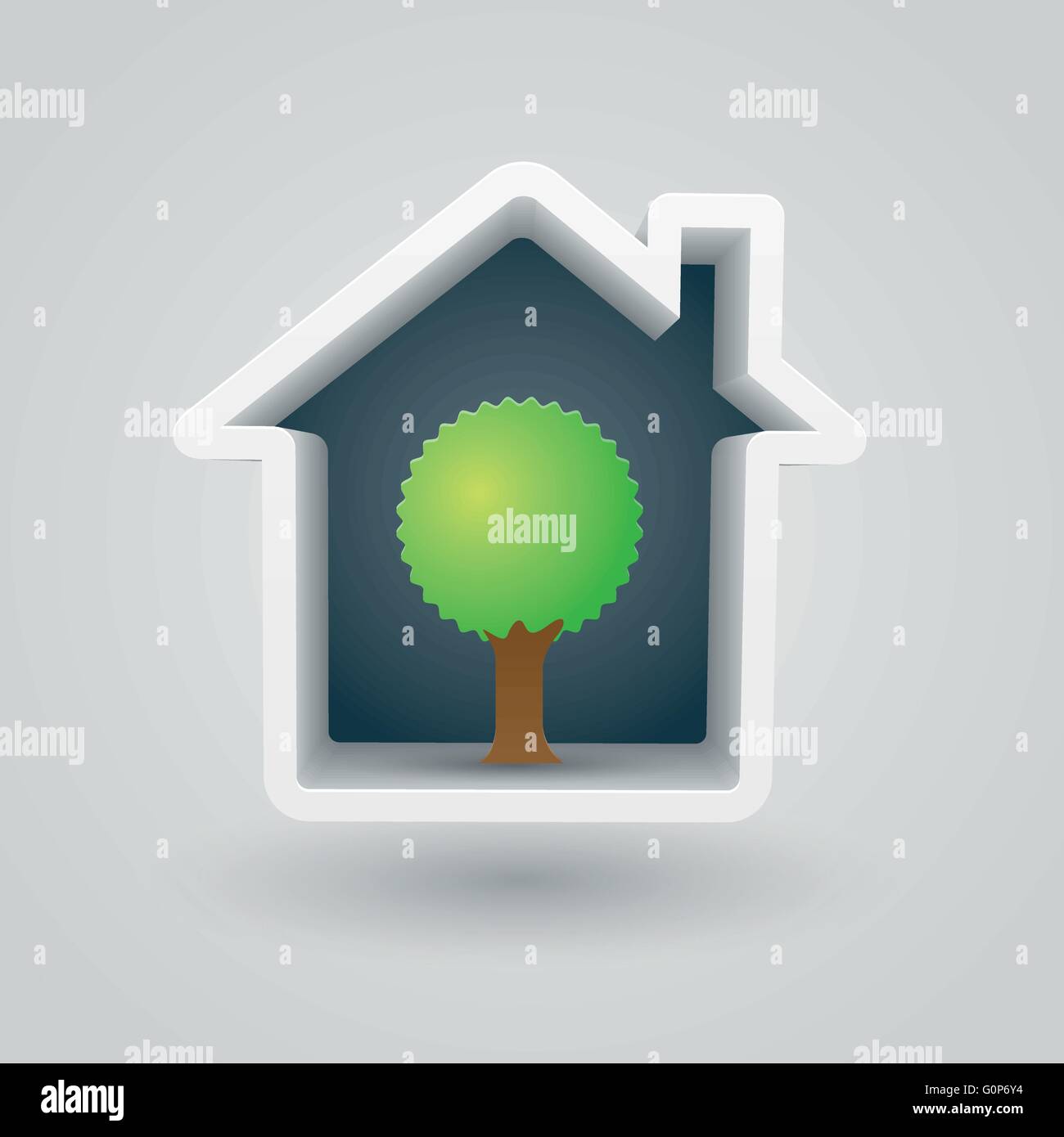 Vector illustraton of real estate themed house Stock Vector Image & Art ...