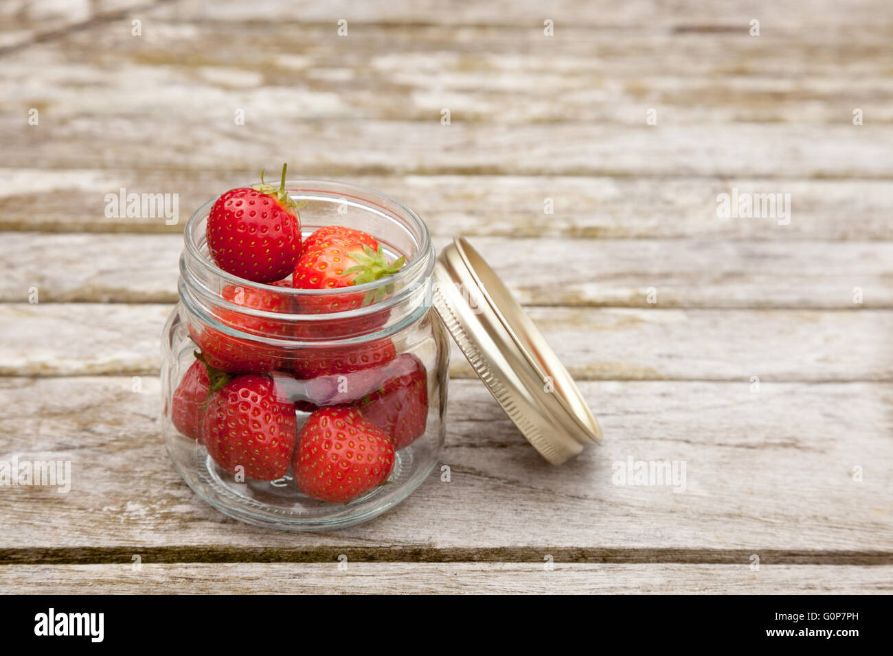 Strawberries in a jar hi-res stock photography and images - Alamy
