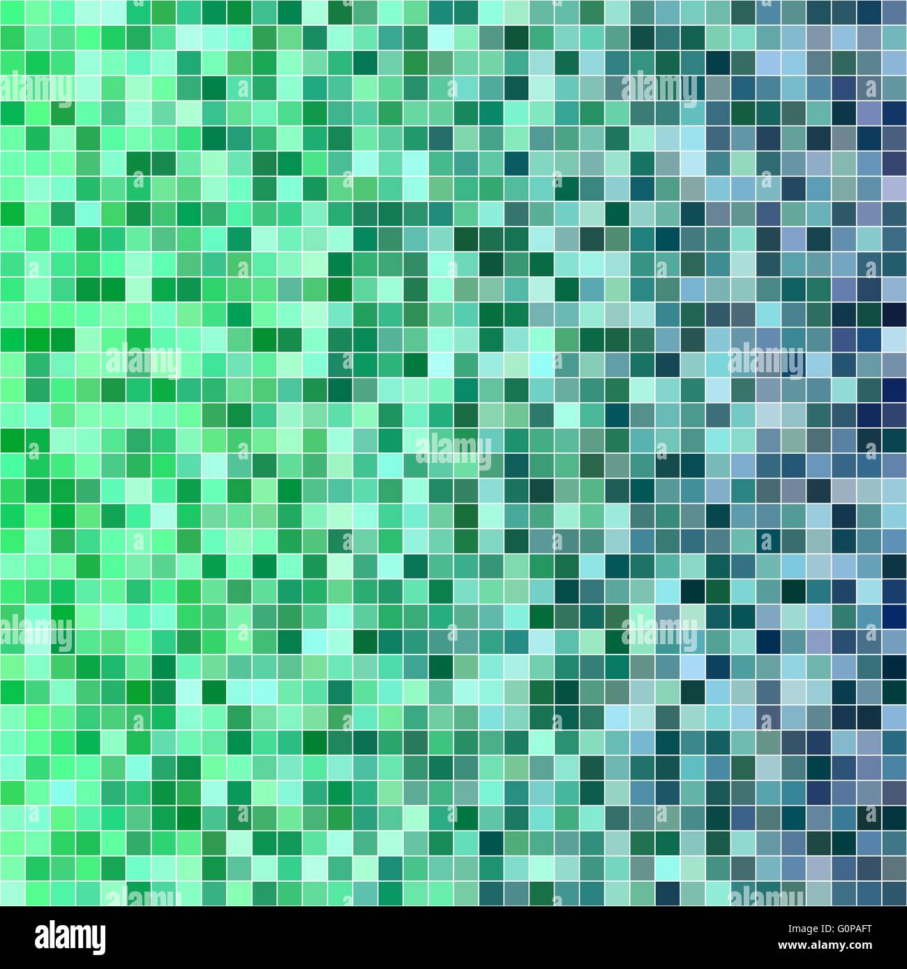 Green blue square mosaic vector background design Stock Vector Image ...