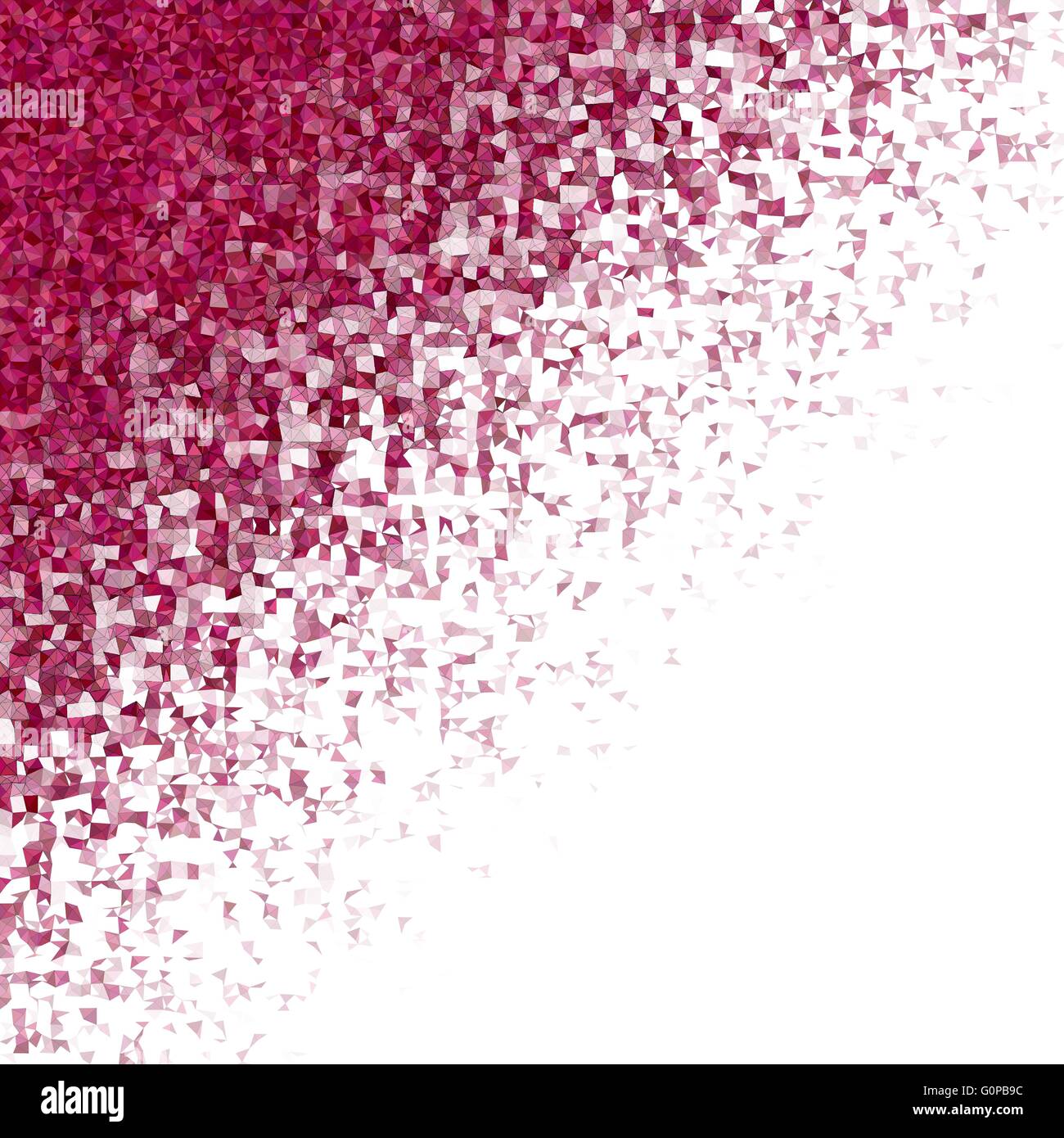 Irregular triangle mosaic corner background Stock Vector Image & Art