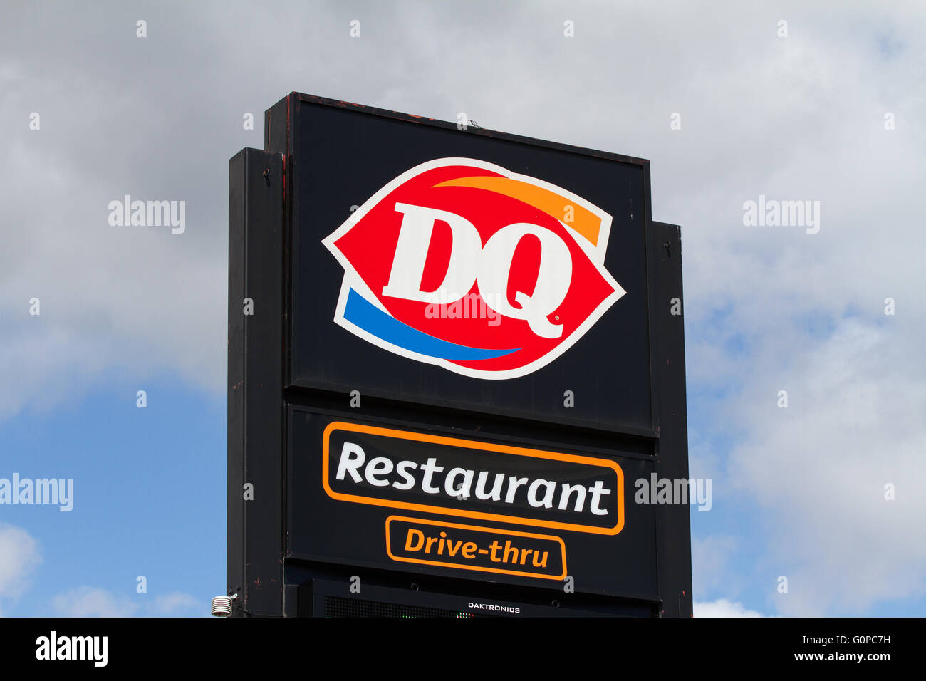 Dairy Queen restaurant in Kingston, Ont., on May 3, 2016 Stock Photo
