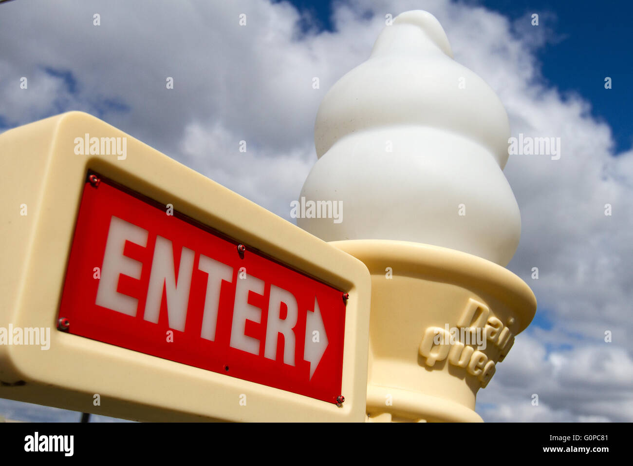 Dairy Queen restaurant in Kingston, Ont., on May 3, 2016 Stock Photo
