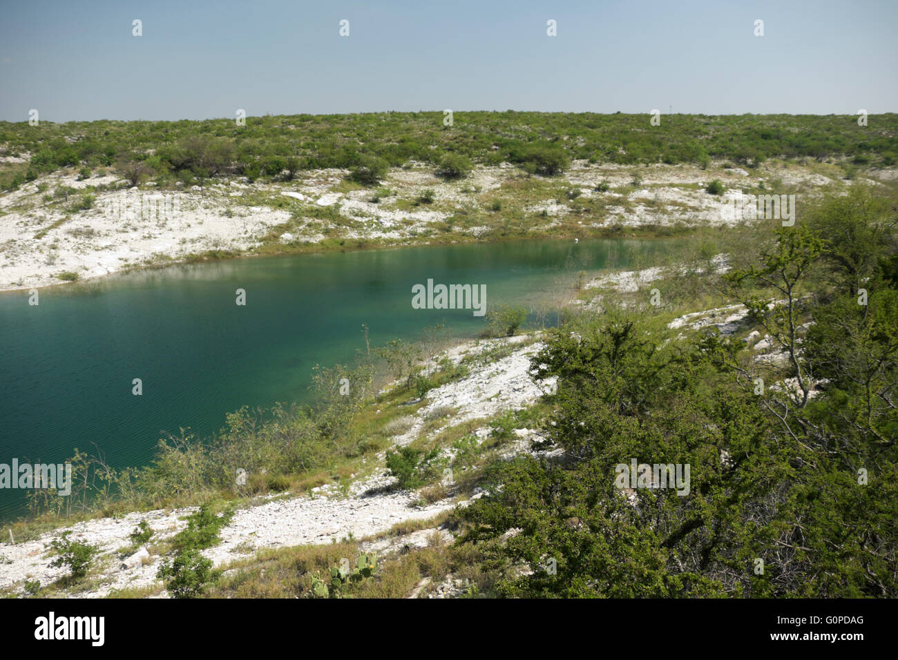 An inlet of the Lake Amistad Reservoir near Del Rio, Texas. The photo