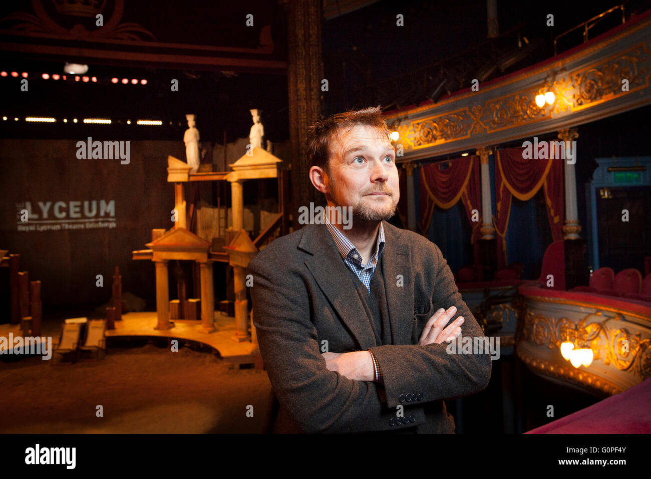 Edinburgh, Scotland UK. 3rd May 2016. Press Launch for Internationally renowned playwright, David Greig's inaugural season as artistic director of the Royal Lyceum Theatre, Edinburgh. Pako Mera/Alamy Live News. Stock Photo