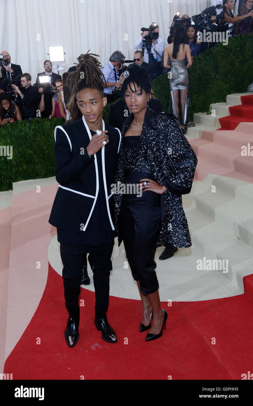 Willow Smith and Jaden Smith at the Met Gala 2016